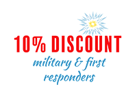 10% military & first responders